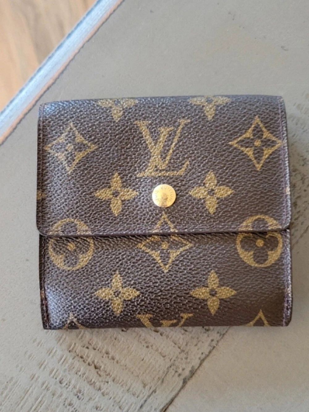 Louis Vuitton Brown Monogram Compact Wallet